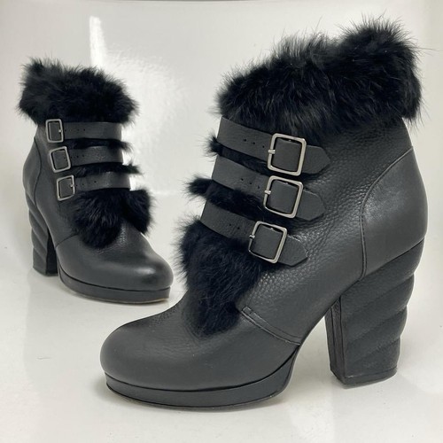 See chloé black fur - see,