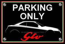 plaque " PARKING ONLY ALFA