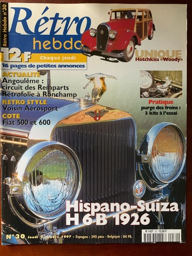 Retro hebdo essai - retro, n°30;