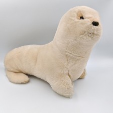 Peluche phoque otarie beige