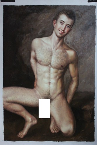 Homme gay peinture - homme, nu