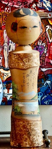 Vintage large handmade - handmade, kokeshi