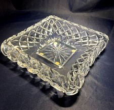 GRAND CENDRIER OU VIDE-POCHE EN CRISTAL DE BOHÊME FUMOIR ACCESSOIRES BOUDOIR