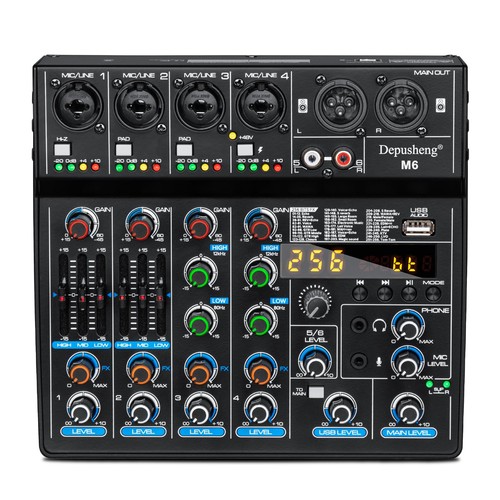 Mixer portable mp3 - m6,