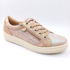 Baskets Tennis Chaussure Femme Sneakers - 37 et 39 - Rose Gris Confort Strass