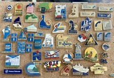 Lot de 48 pin's EDF France Télécom