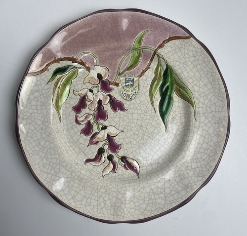 émaux longwy assiette - -,