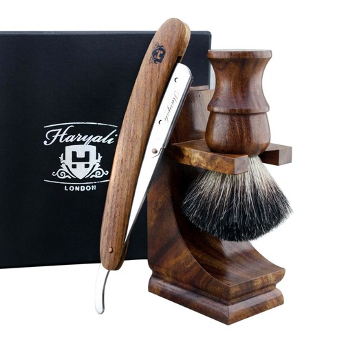Barbier style bois rasage - en,