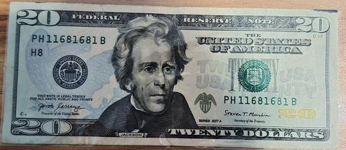 Billete 00 dolares de - dolares,