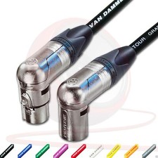 Van Damme Neutrik Coudé Femelle XLR à Mâle XLR Câble. Symetrique Câbles 10 6 3 M
