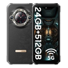 Blackview BL9000 5G Téléphone Portable Incassable 24Go+512Go 6,78” 2.4K NFC 50MP