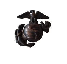 Insigne de casquette métal d'officier USMC Fabrication après guerre 