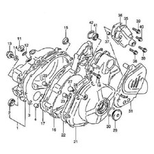 SUZUKI DR 650 RSE RE SE 1991-1996 Kit n°1 vis BTR inox moteur DR650