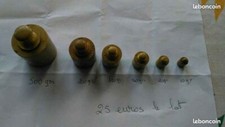 poids en laiton pour ancienne balance