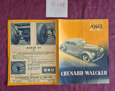 N°12728 / automobiles CHENARD