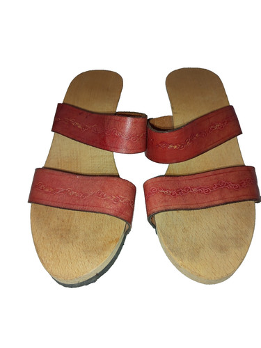 Sabots sandales femme cuir