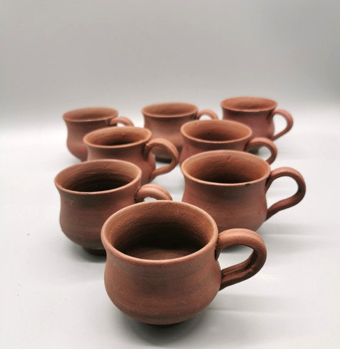 Tasses café en terre - café,