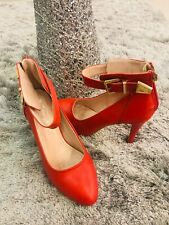 MAGNIFIQUE ESCARPIN sergio todzi FEMME ROUGE A TALON 9,5 CM POINTURE 36 neuve 