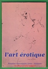 L'Art érotique, exposition Suède Danemark 1968, Statue africaine, planche Japon