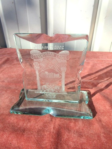 Trophée maçonnique verre - maçonnique, en
