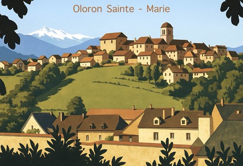 Affiche poster oloron - poster,