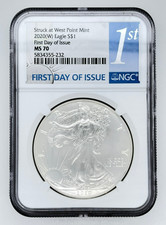 Aigle américain argent 1 - américain, en
