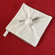 ?? doudou plat lapin blanc gris JACADI - état NEUF -