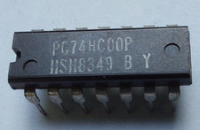 PC74HC00P 4 portes NAND 2 entrées CI DIP 14  PHILIPS