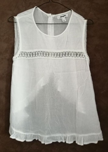 Blouse blanche coton dos