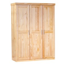 Armoire Bois 3 Portes "Angel" 190cm Naturel