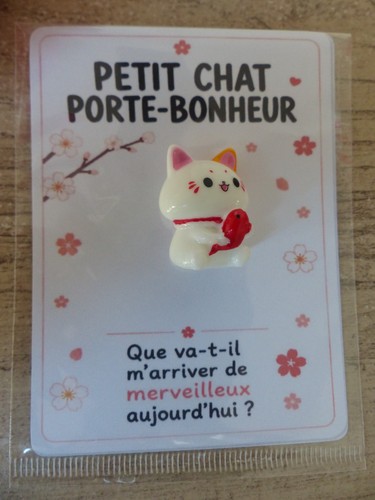 Mini chat porte bonheur - mini, porte‑bonheur