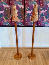 PAIRE DE LAMPADAIRES "DESIGN SCANDINAVE" 1960.