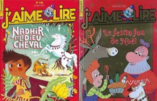 Lot x 2 livres Illustrés Jeunesse J'AIME LIRE--BAYARD-Jeux, BD, romans, actus-b