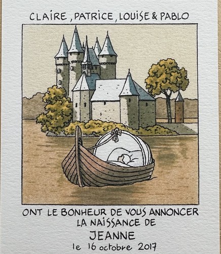 Juillard carte naissance - juillard,