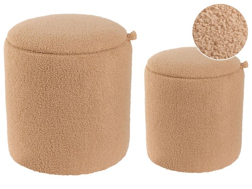 Lot poufs avec rangement - lot,