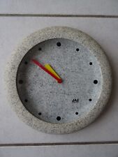 Horloge pendule murale Jaz vintage design Albert Leclerc an 80
