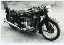 PHOTO, moto ancienne motocyclette motorbike motobécane moteur GNOME