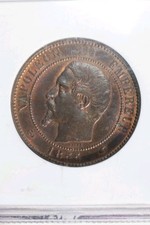 10 Centimes Napoléon III 1855 A Paris Fdc Ancre M Tete Nue 2nd Empire, 1852-1870