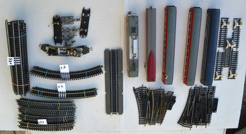 Gros lot jouef rails - lot,