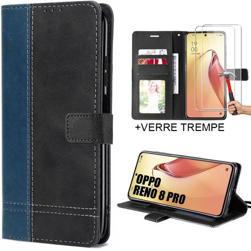 Coque cuir oppo a54 a74 - coque,