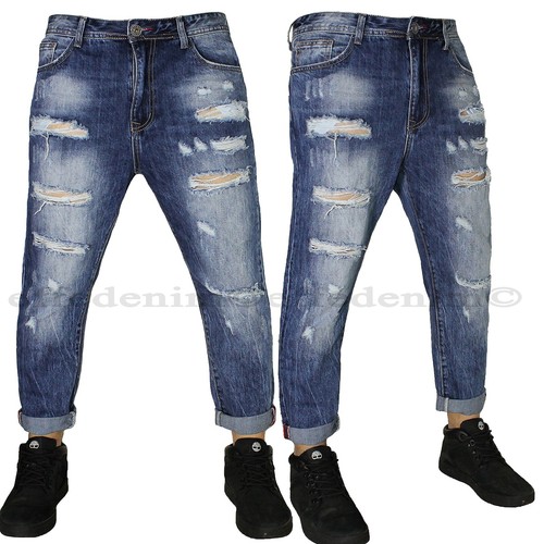 Jeans homme denim déchirés - jeans,