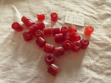 Lot de 25 grosses perles tubes