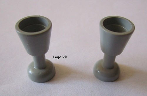Lego 2343 goblet - goblet, gray