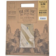 Blouse de peintre sculpteur peinture sculpture modèle corot S/M Beige