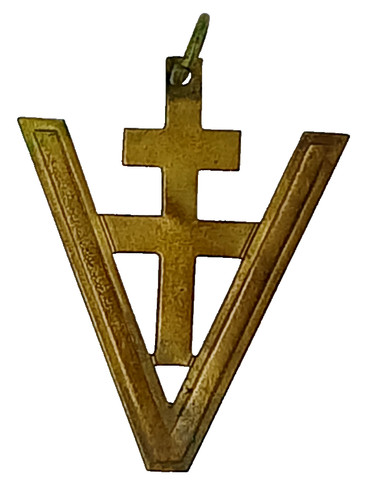 Insigne croix lorraine - de,