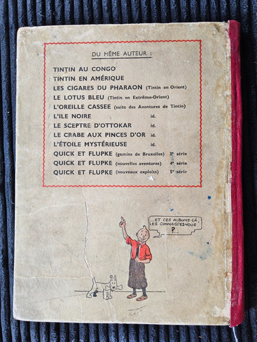 Tintin crabe aux pinces - tintin,