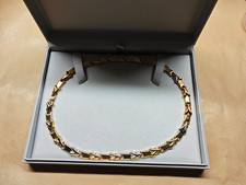 Collier en or blanc et jaune 18k