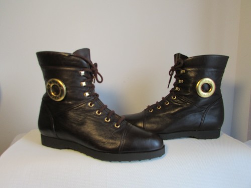 Bottines vintage celine cuir