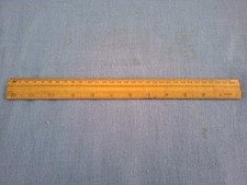 ANCIENNE RÈGLE EN BOIS ANGLAISE? EMPIRE N°50. TENTHS