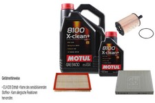 FEBI BILSTEIN Inspection set 6L Motul 8100 + X-propre 5W30 pour VW Polo 9N_ 1.4